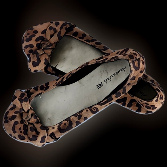 #WF3 Women’s American Eagle Leopard Print Shoes - Picture 5 of 10